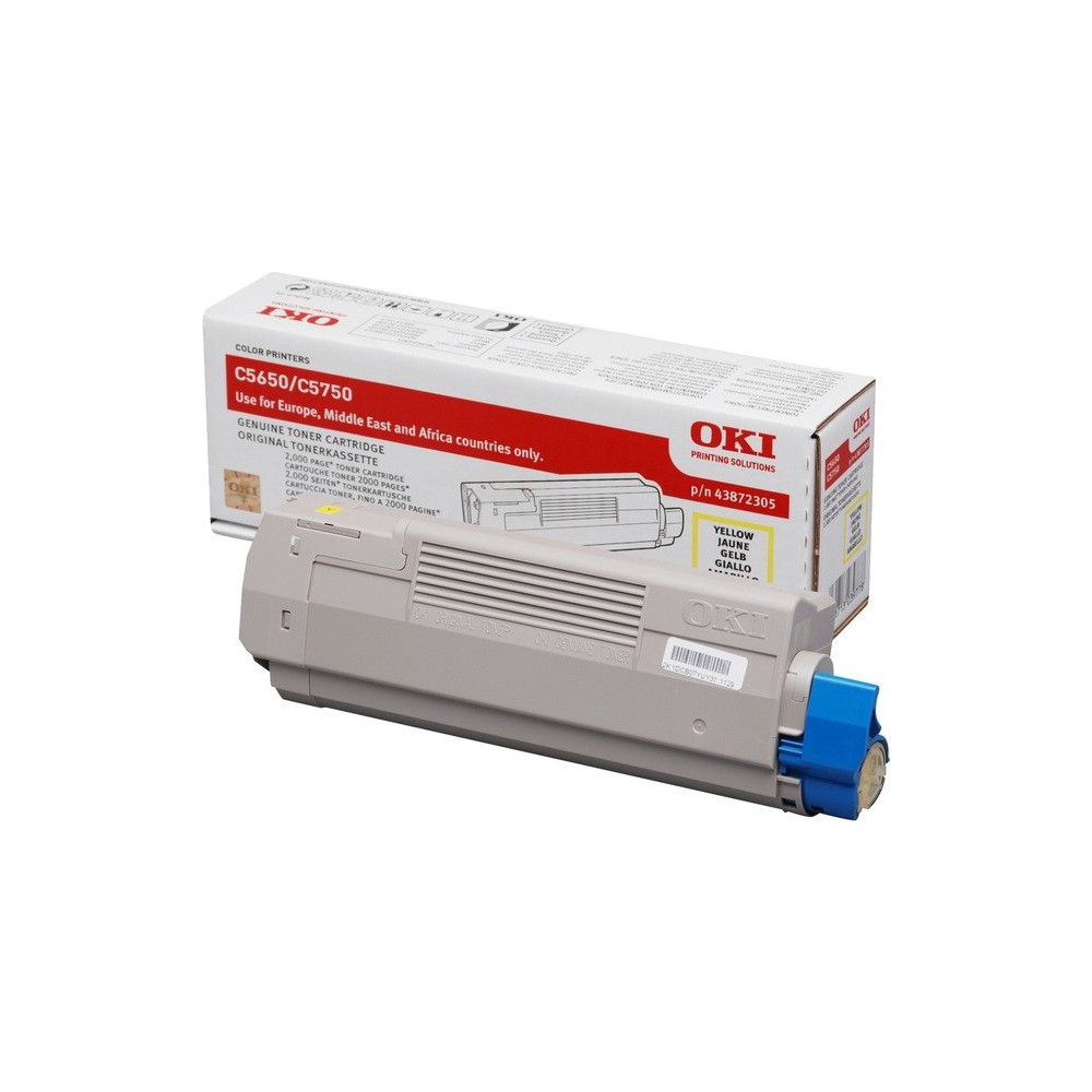 OKI 43872305 cartuccia toner 1 pz Originale Giallo