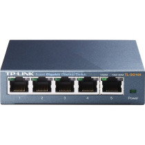 TP-Link TL-SG105 Non gestito Gigabit Ethernet (10/100/1000) Nero, Interruttore