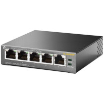 TP-Link TL-SG1005P Non gestito Gigabit Ethernet (10/100/1000) Supporto Power over Ethernet (PoE) Nero, Interruttore