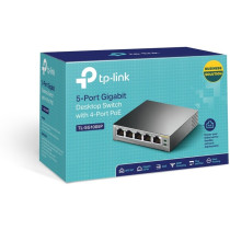 TP-Link TL-SG1005P Non gestito Gigabit Ethernet (10/100/1000) Supporto Power over Ethernet (PoE) Nero, Interruttore