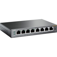 TP-Link TL-SG108PE Gestito L2 Gigabit Ethernet (10/100/1000) Supporto Power over Ethernet (PoE) Nero, Interruttore