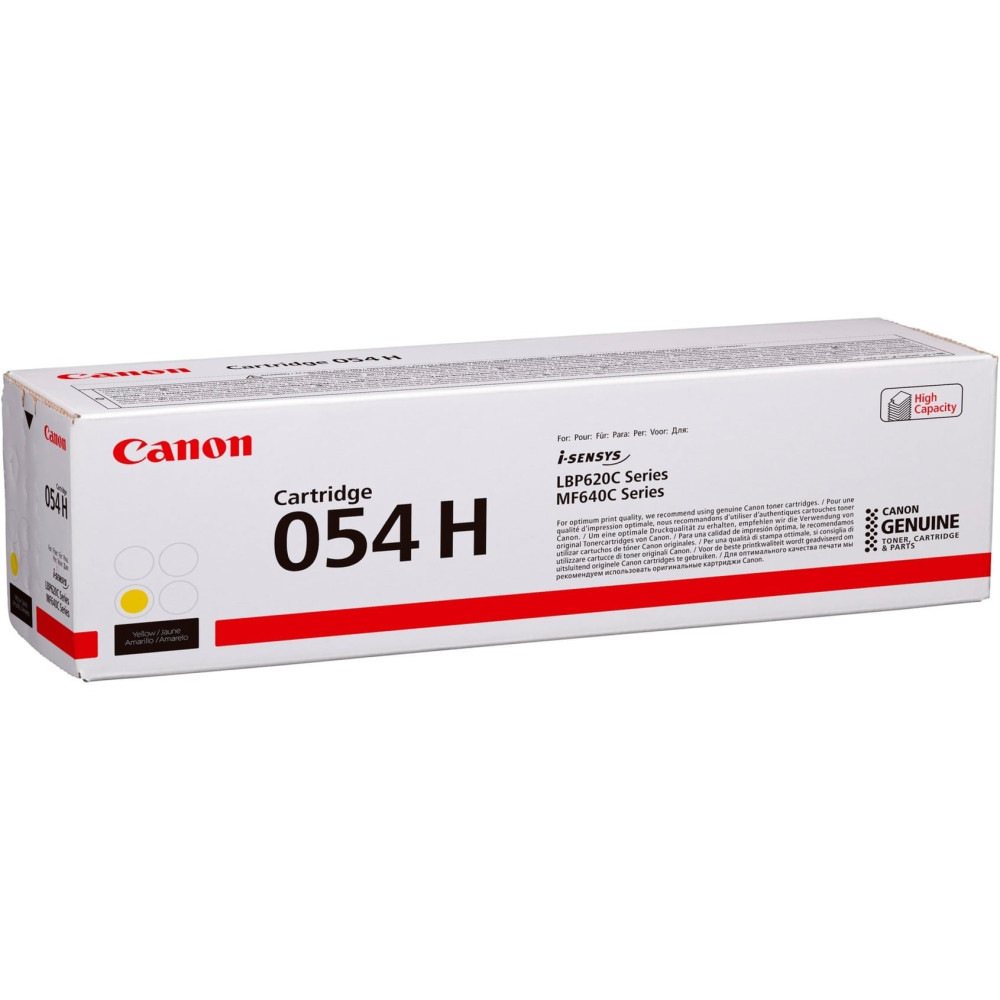 Canon Cartuccia del toner a resa elevata 054 H, giallo