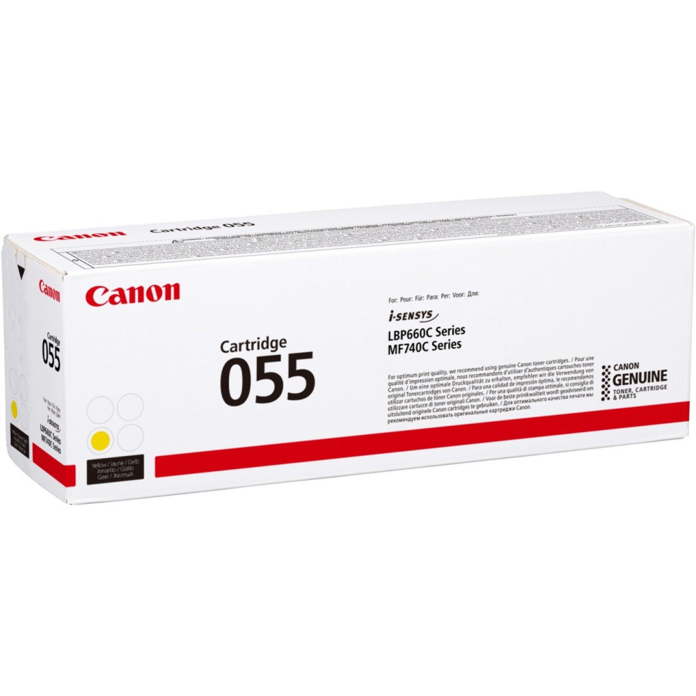 Canon 055 cartuccia toner 1 pz Originale Giallo