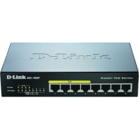 D-Link DGS-1008P/E switch di rete Non gestito L2 Gigabit Ethernet (10/100/1000) Supporto Power over Ethernet (PoE) Desktop Nero,
