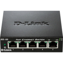 D-Link DES-105 Non gestito L2 Nero, Interruttore