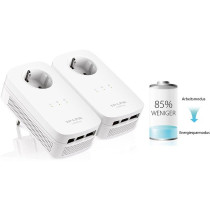 TP-Link TL-PA8030P KIT adattatore di rete PowerLine 1200 Mbit/s Collegamento ethernet LAN Bianco 2 pz, PowerLAN