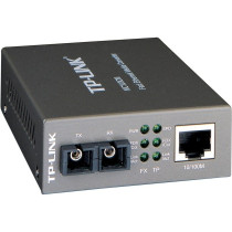 TP-Link MC100CM convertitore multimediale di rete 100 Mbit/s 1310 nm Modalità multipla Nero