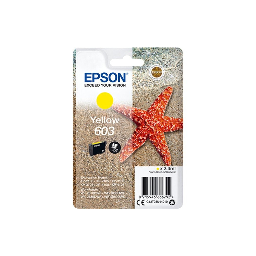 Epson Singlepack Yellow 603 Ink, Inchiostro