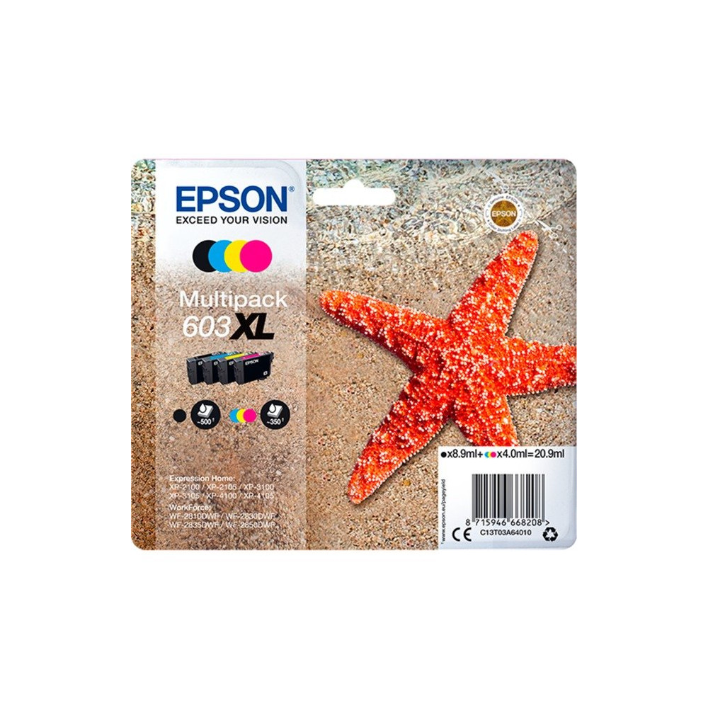 Epson Multipack 4-colours 603XL Ink, Inchiostro