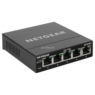 Netgear GS305E Gestito Gigabit Ethernet (10/100/1000) Nero, Interruttore