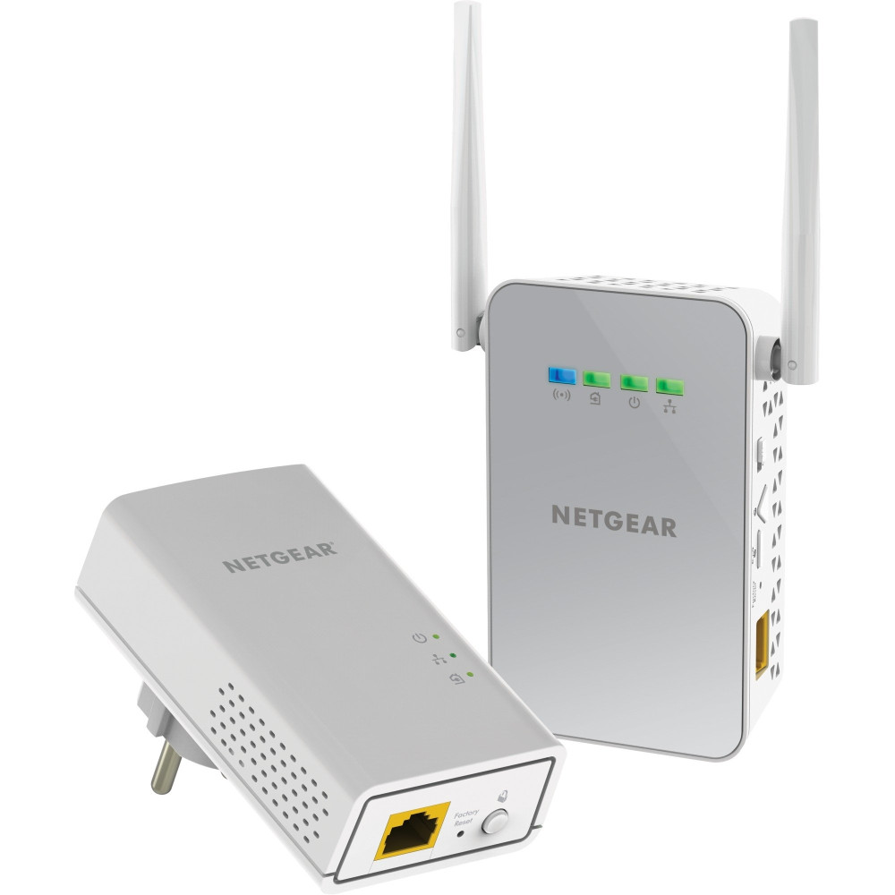 Netgear PLW1000 1000 Mbit/s Collegamento ethernet LAN Wi-Fi Bianco, PowerLAN