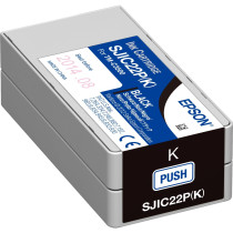 Epson SJIC22P(K): Ink cartridge for ColorWorks C3500 (Black), Inchiostro