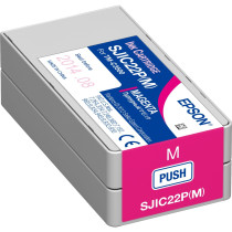Epson SJIC22P(M): Ink cartridge for ColorWorks C3500 (Magenta), Inchiostro