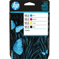 HP Confezione da 4 cartucce di inchiostro nero, ciano, magenta, giallo originali 953