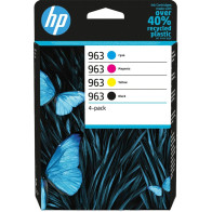 HP Confezione da 4 cartucce di inchiostro nero, ciano, magenta, giallo originali 963