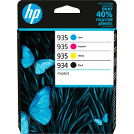 HP Confezione da quattro Cartucce di Inchiostro ciano/magenta/giallo e nero Originali 934 e 935
