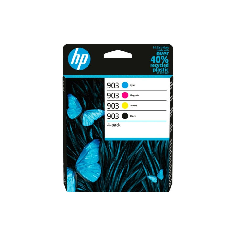 HP Confezione da 4 cartucce di inchiostro nero, ciano, magenta, giallo originali 903