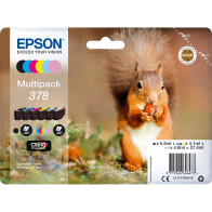 Epson Squirrel Multipack 6-colours 378 Claria Photo HD Ink, Inchiostro