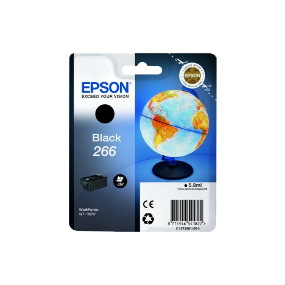 Epson Globe Singlepack Black 266 ink cartridge, Inchiostro