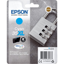 Epson Padlock Singlepack Cyan 35XL DURABrite Ultra Ink, Inchiostro