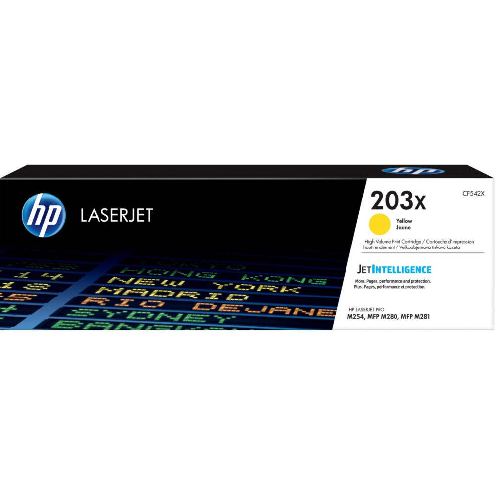 HP LaserJet Cartuccia toner giallo originale ad alta capacità 203X