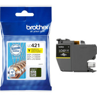 Brother LC421Y cartuccia d'inchiostro 1 pz Originale Giallo