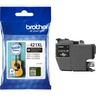Brother LC421XLBK cartuccia d'inchiostro 1 pz Originale Nero