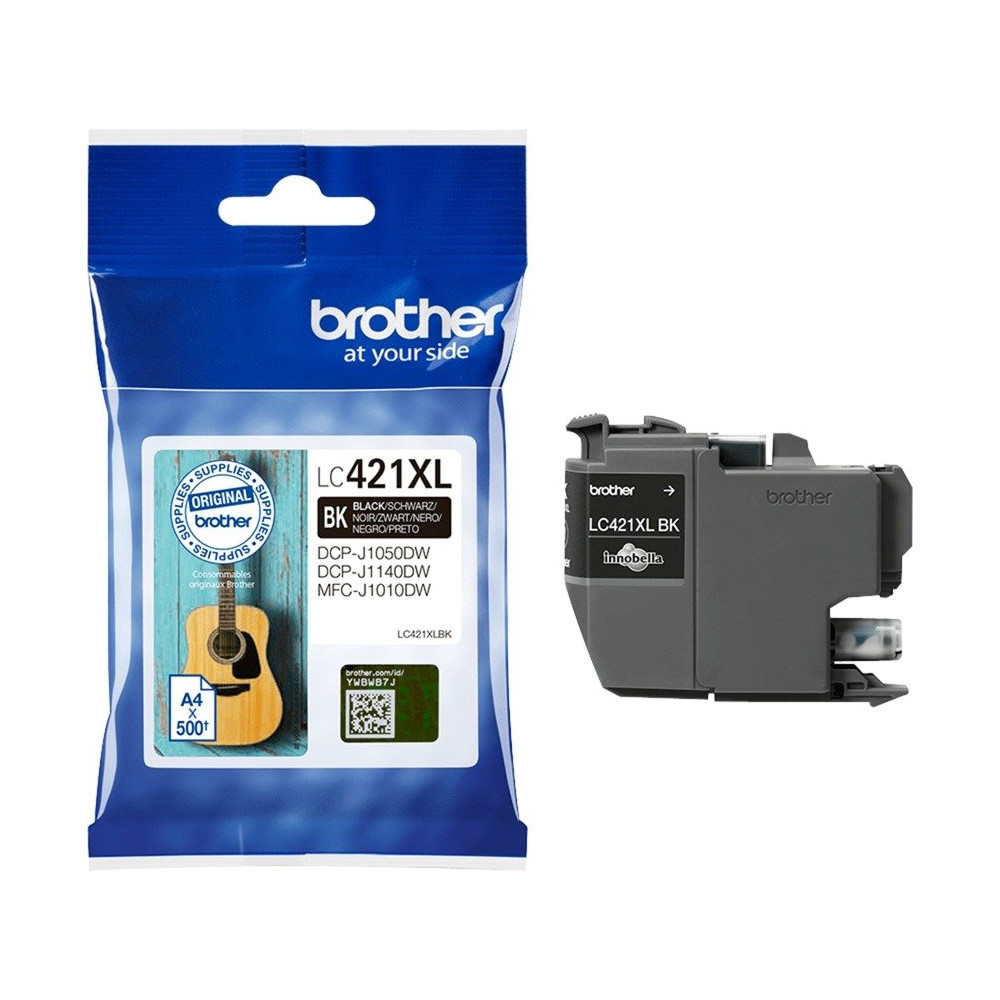 Brother LC421XLBK cartuccia d'inchiostro 1 pz Originale Nero