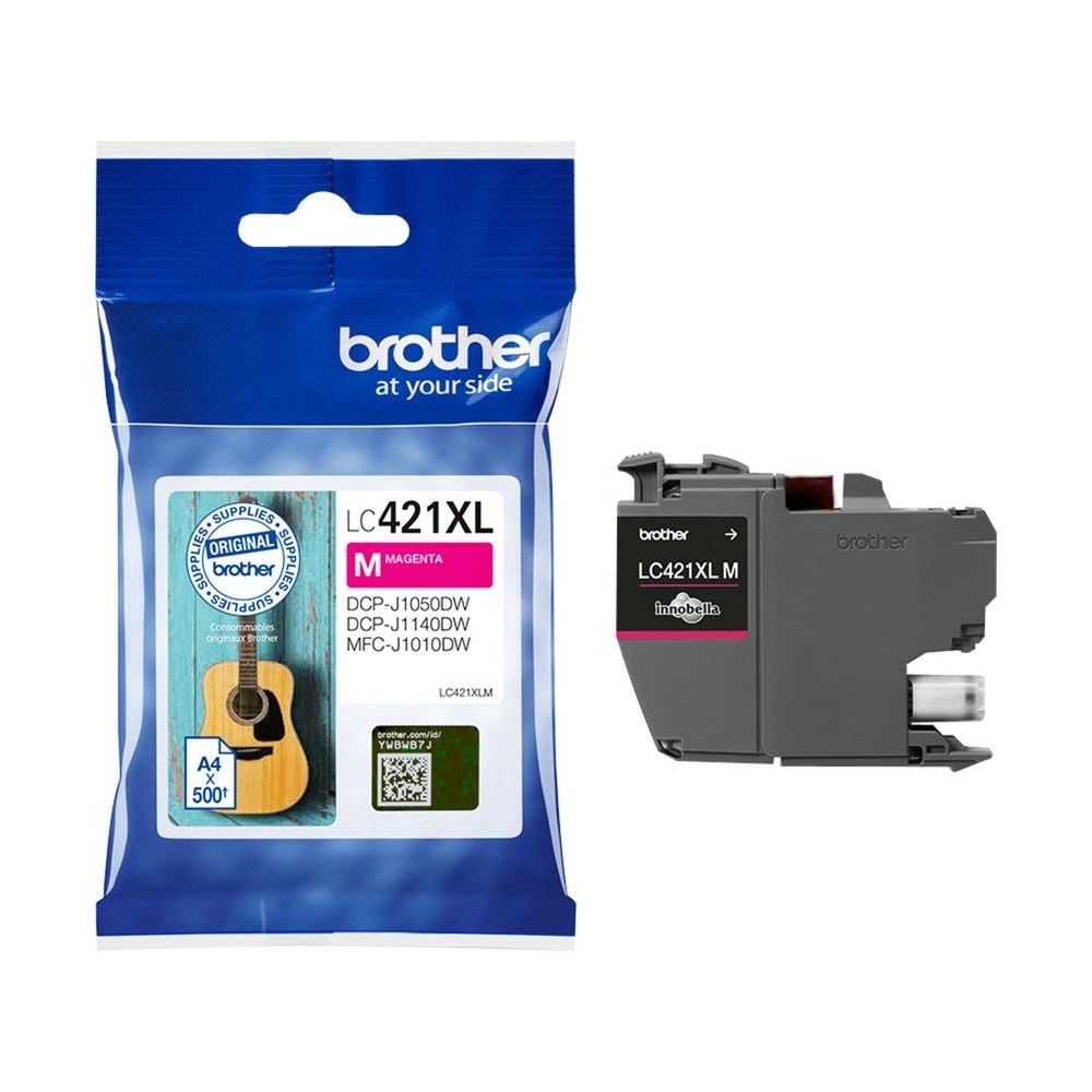 Brother LC-421XLM cartuccia d'inchiostro 1 pz Originale Resa elevata (XL) Magenta