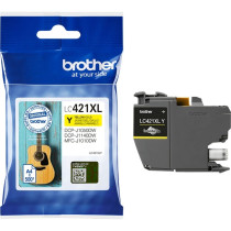 Brother LC421XLY cartuccia d'inchiostro 1 pz Originale Giallo