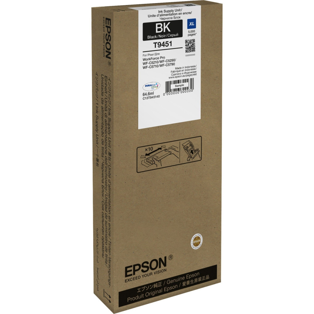 Epson WF-C5xxx Series Ink Cartridge XL Black, Inchiostro