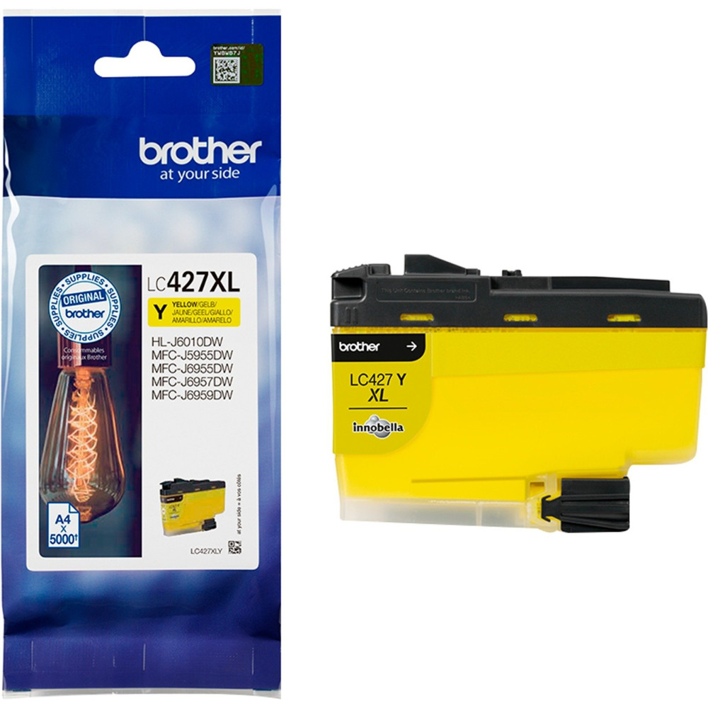 Brother LC427XLY cartuccia d'inchiostro 1 pz Originale Giallo