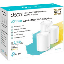 TP-Link Deco X20 (3-pack) Dual-band (2.4 GHz/5 GHz) Wi-Fi 5 (802.11ac) Bianco 2 Interno, Router di rete