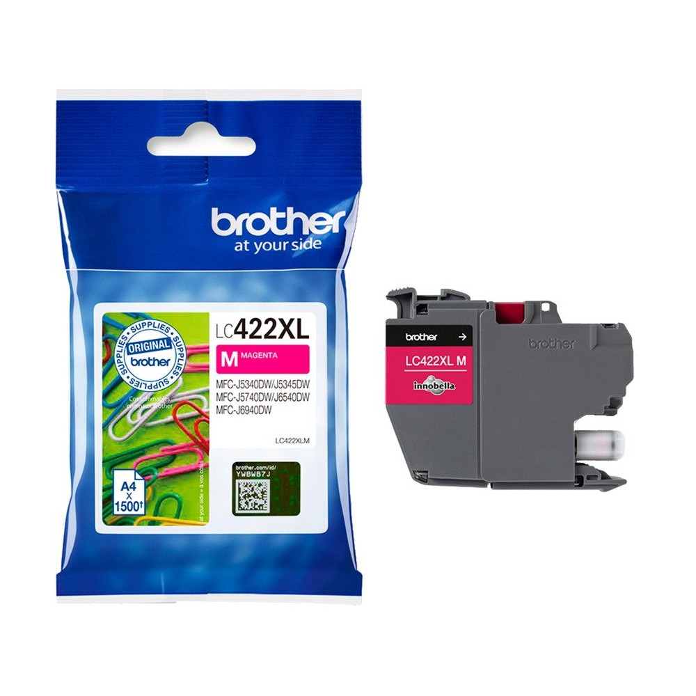 Brother LC422XLM cartuccia d'inchiostro 1 pz Originale Magenta