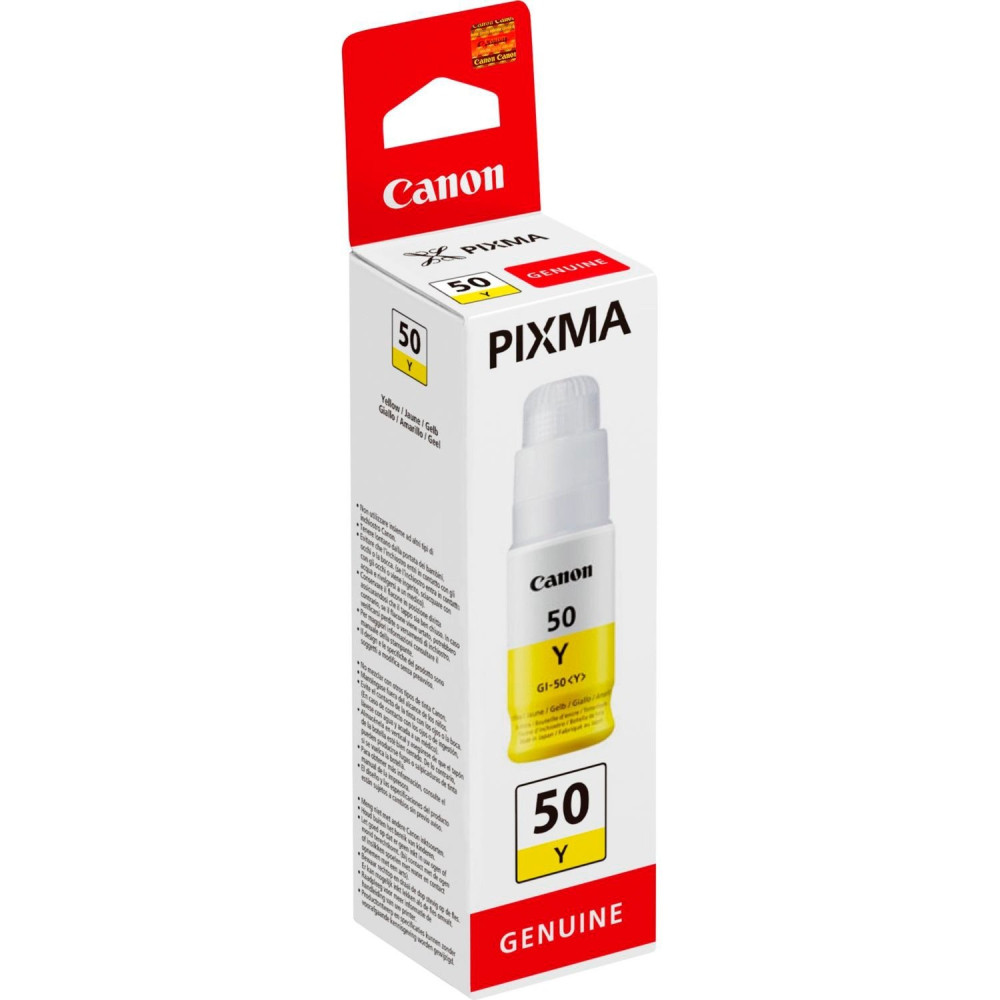 Canon GI-50 Y, Resa elevata, Flacone d'inchiostro, Giallo
