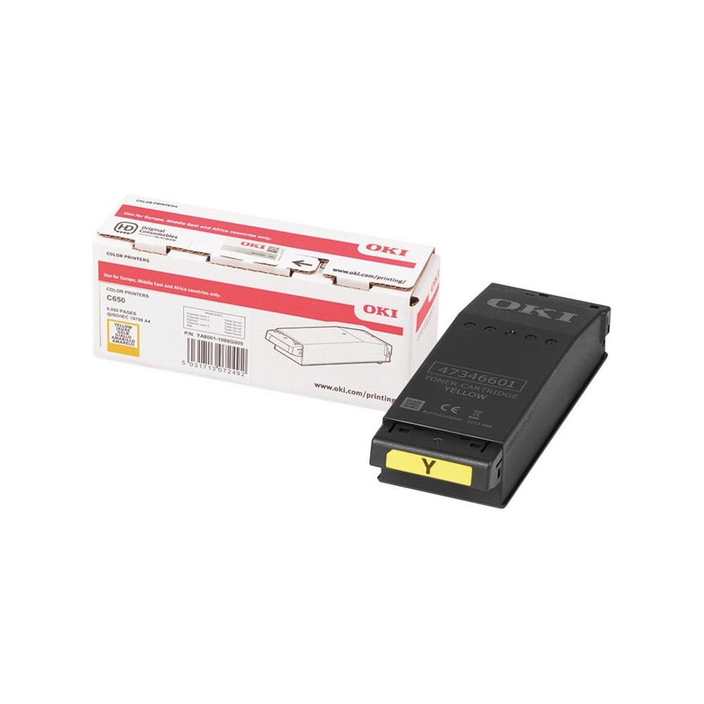 OKI 09006129 cartuccia toner 1 pz Originale Giallo