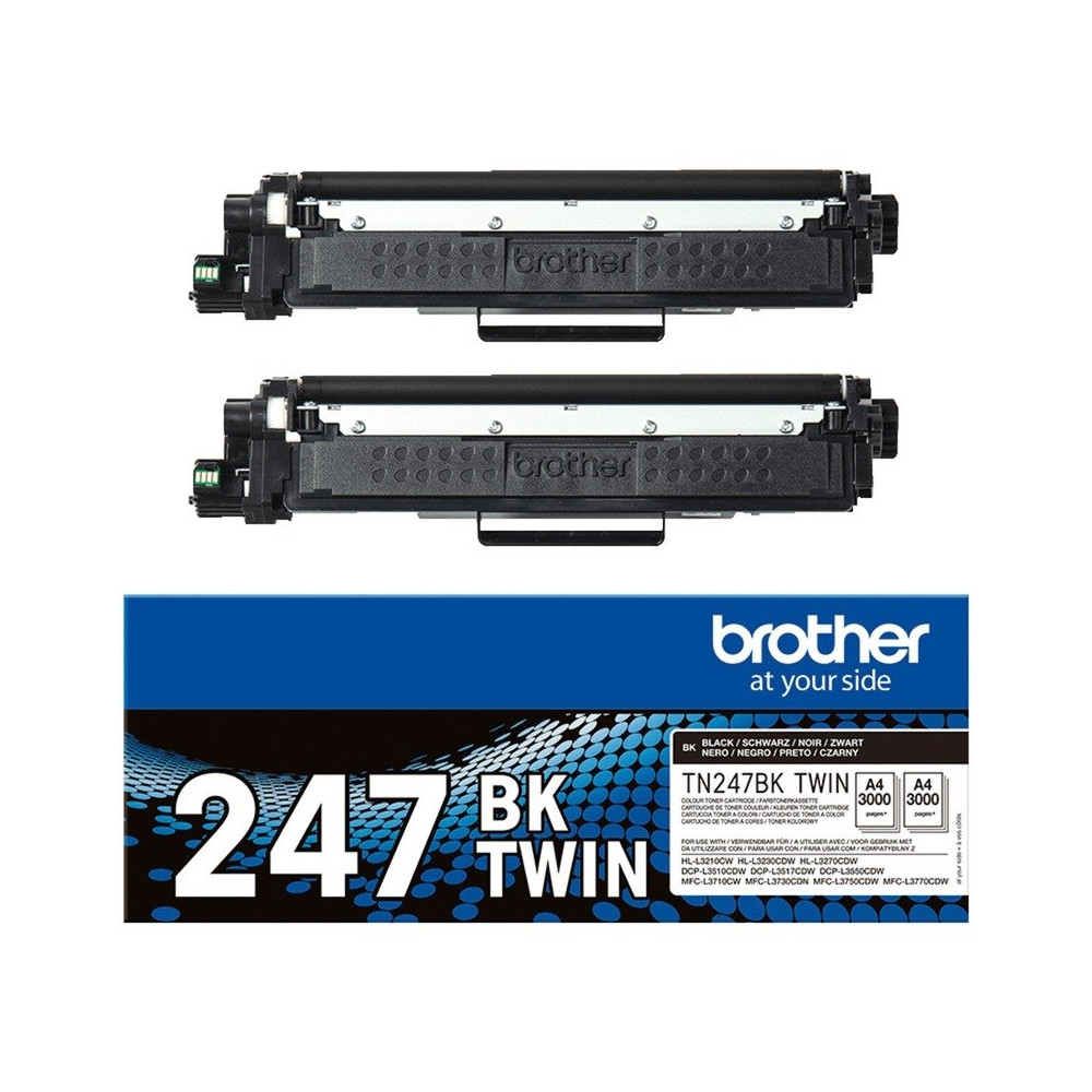 Brother TN-247BKTWIN cartuccia toner 2 pz Originale Nero