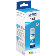 Epson 113 EcoTank Pigment Cyan ink bottle, Inchiostro