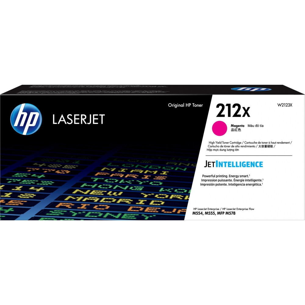 HP Cartuccia toner magenta originale LaserJet 212X ad alta capacità