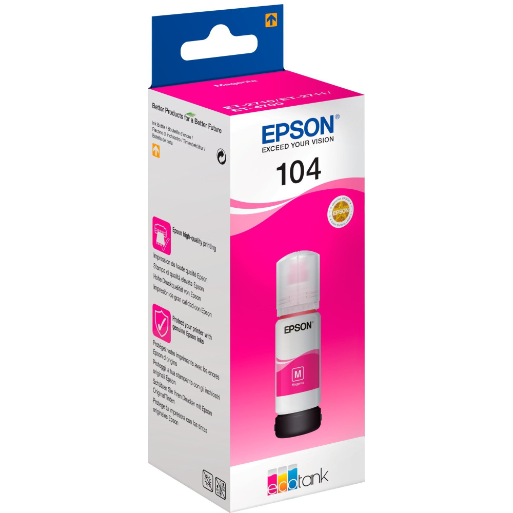 Epson 104 EcoTank flacone inchiostro magenta