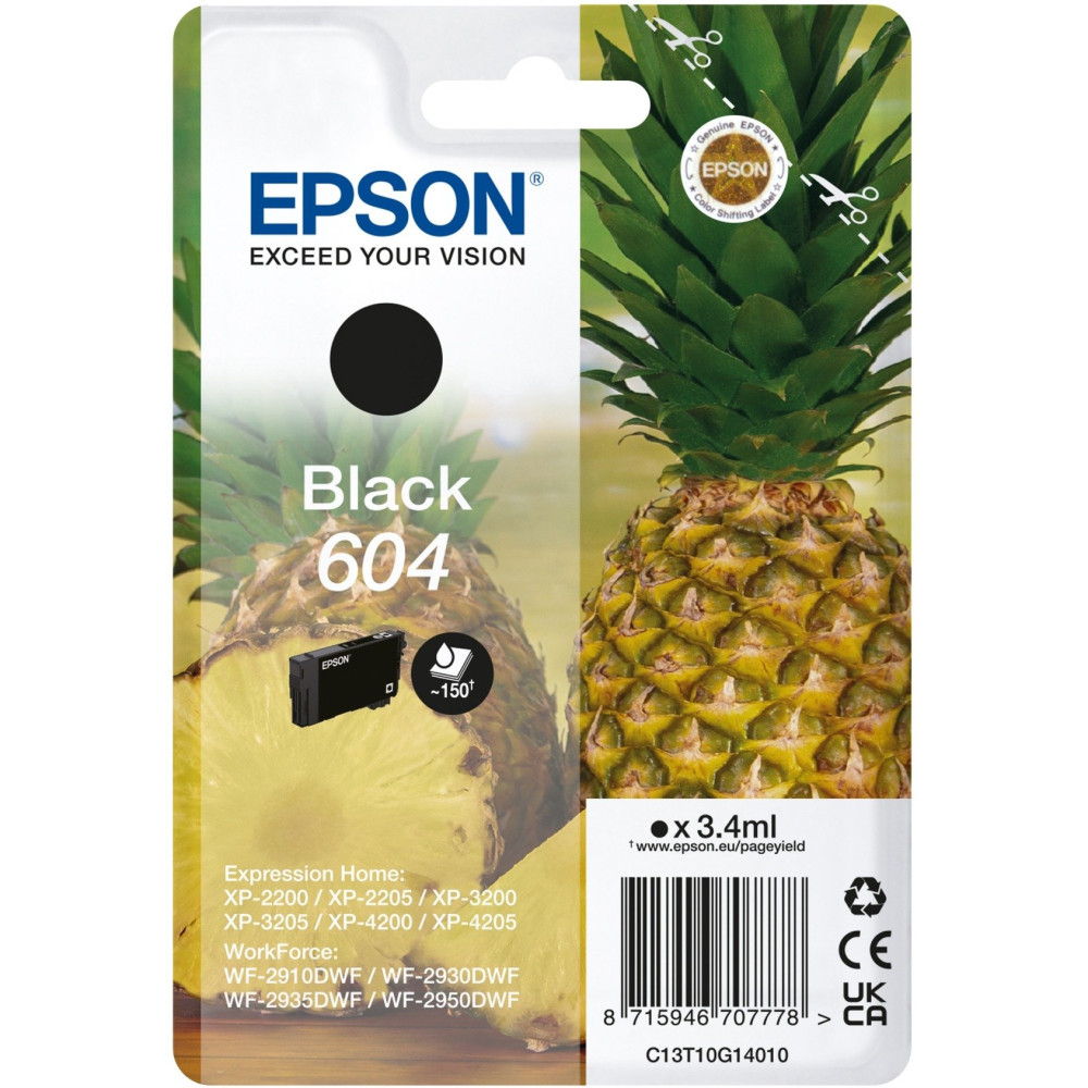 Epson Tinte nero 604, Inchiostro