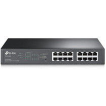 TP-Link TL-SG1016PE Gestito L2 Gigabit Ethernet (10/100/1000) Supporto Power over Ethernet (PoE) 1U Nero, Interruttore
