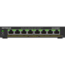 Netgear 8-Port Gigabit Ethernet PoE+ Plus Switch (GS308EP) Gestito L2/L3 Gigabit Ethernet (10/100/1000) Supporto Power over Ethe