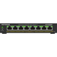 Netgear 8-Port Gigabit Ethernet PoE+ Plus Switch (GS308EP) Gestito L2/L3 Gigabit Ethernet (10/100/1000) Supporto Power over Ethe