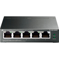 TP-Link TL-SG105PE switch di rete Gestito L2 Gigabit Ethernet (10/100/1000) Supporto Power over Ethernet (PoE) Nero, Interruttor
