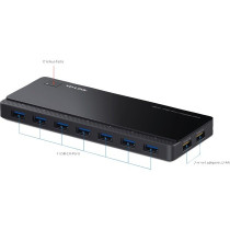TP-Link UH720 USB 3.2 Gen 1 (3.1 Gen 1) Micro-B 5000 Mbit/s Nero, Hub USB