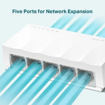 TP-Link LS1005 switch di rete Non gestito Fast Ethernet (10/100) Bianco