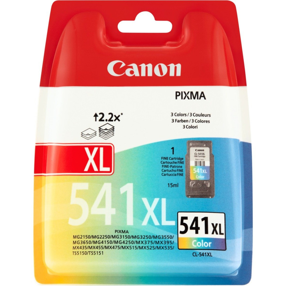 Canon CL-541XL cartuccia d'inchiostro 1 pz Originale Resa elevata (XL) Ciano, Magenta, Giallo