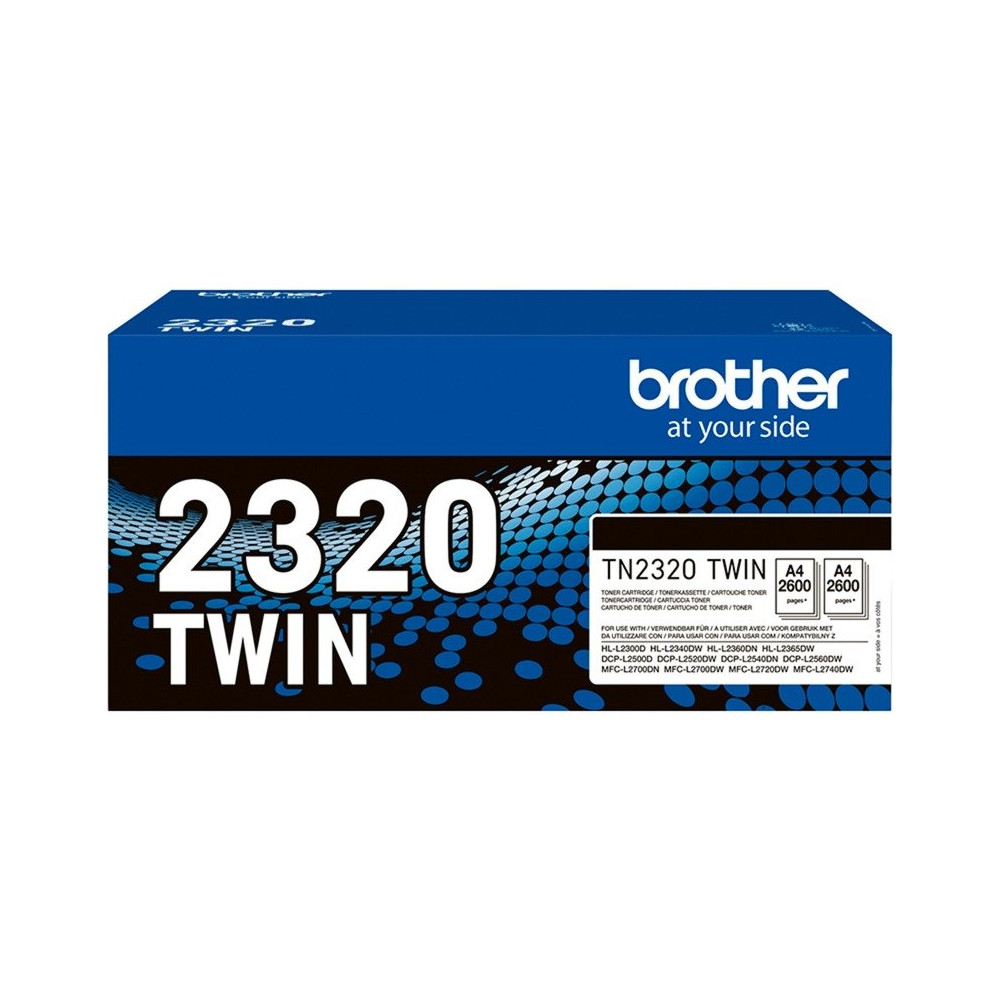 Brother TN-2320TWIN cartuccia toner 1 pz Originale Nero