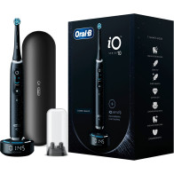 Braun iO Series 10 Adulto Spazzolino rotante-oscillante Nero, Spazzolino da denti elettrico